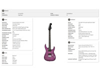 Charvel Pro-Mod Plus DK24 HH HT QM Ebony Fingerboard Violet Radiance Charvel Pro-Mod Plus DK24 HH HT QM Ebony Fingerboard Violet Radiance